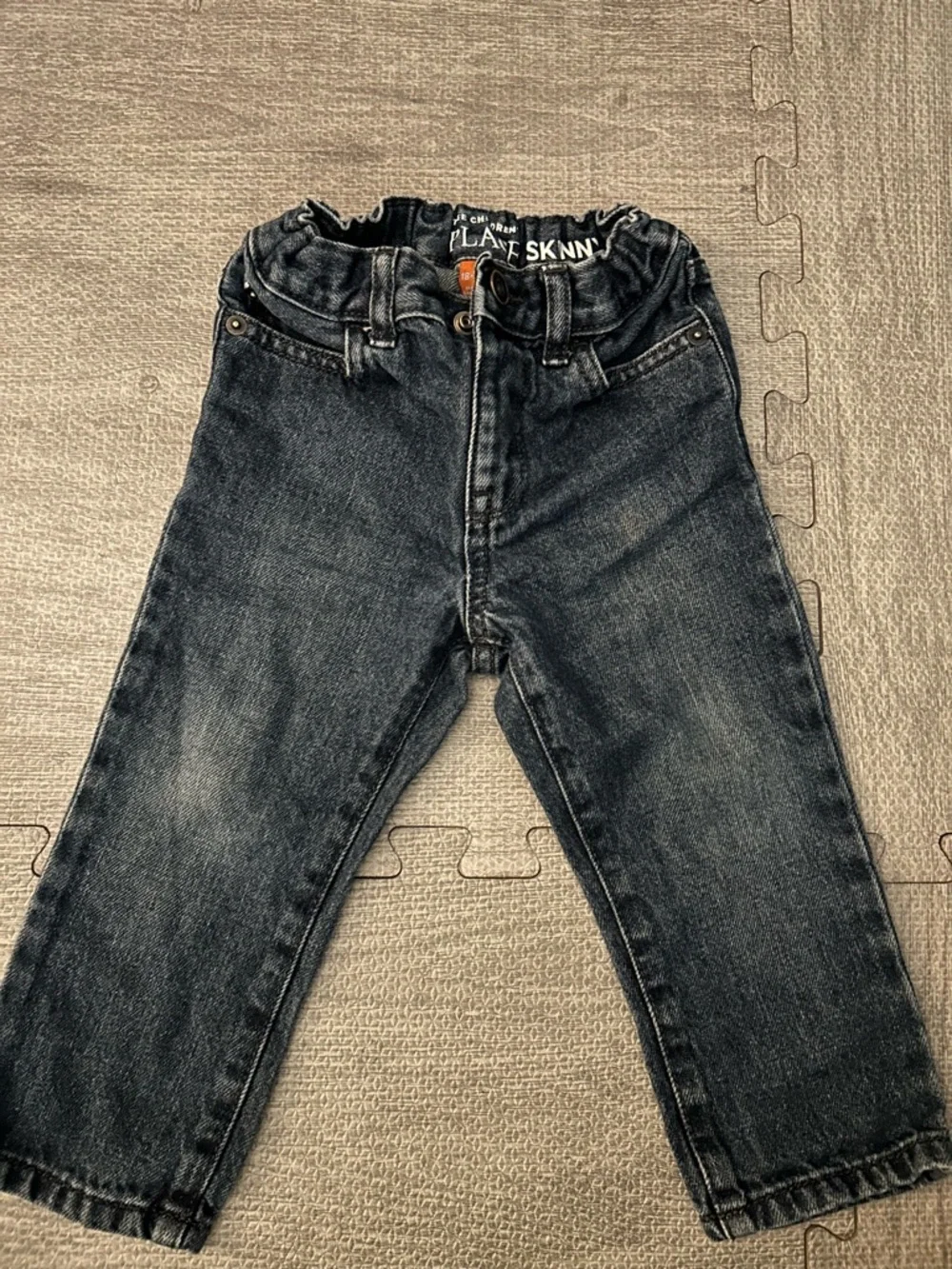 The Children's Place Red Pull-On Pants & Dark Denim Jeans Set